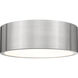 Harley 3 Light 16 inch Brushed Nickel Flush Mount Ceiling Light