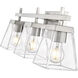 Lauren 3 Light 22 inch Brushed Nickel Vanity Wall Light