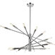 Ascension 16 Light 32 inch Chrome Chandelier Ceiling Light