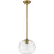 Harmony 1 Light 10 inch Olde Brass Pendant Ceiling Light