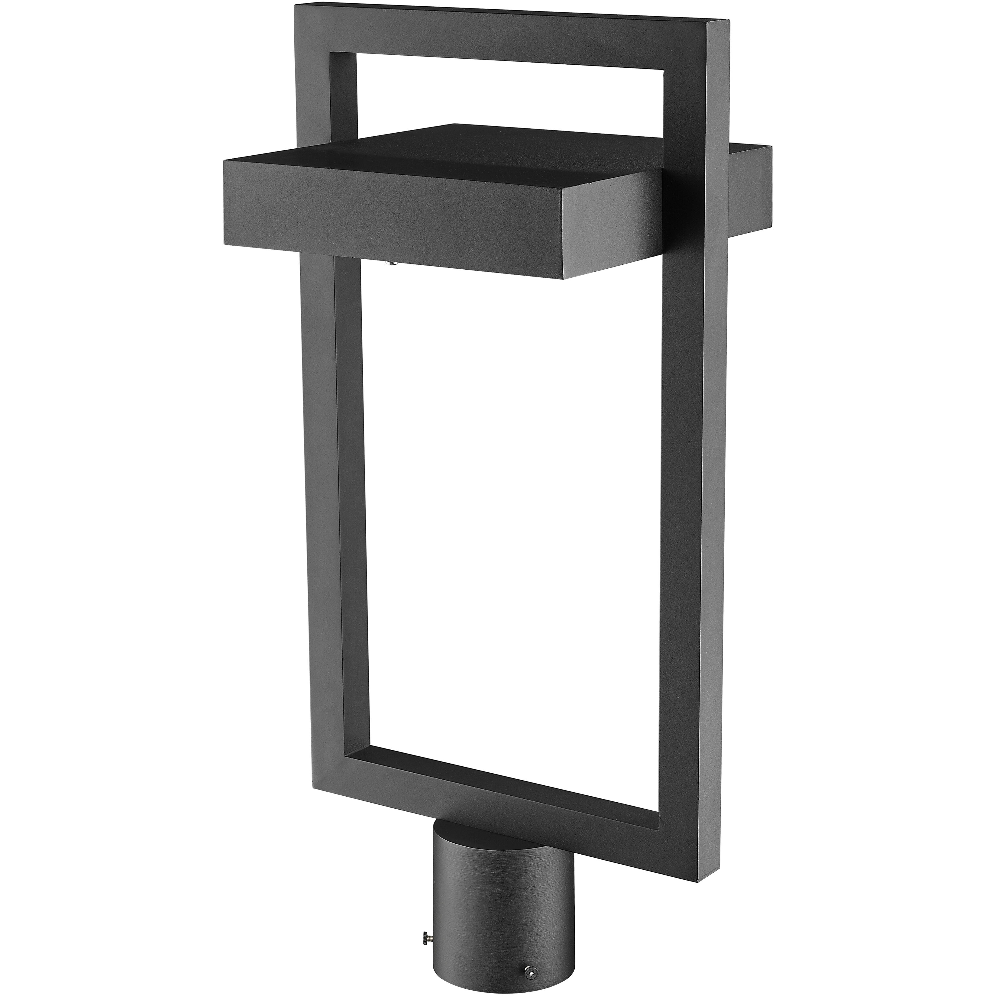 Luttrel LED 21.63 inch Black Outdoor Post Mount Fixture