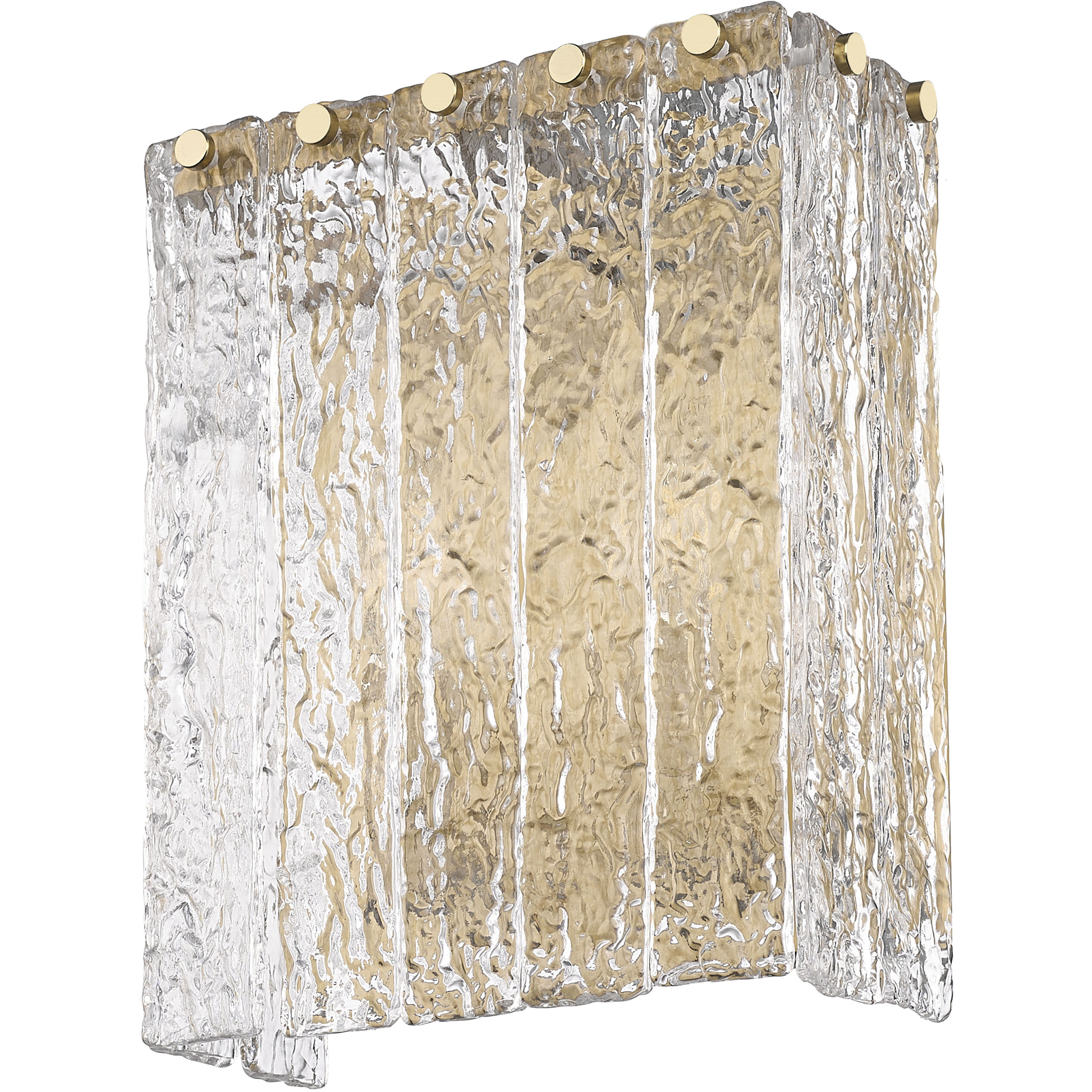 Glacier Wall Sconce Wall Light in Modern Gold