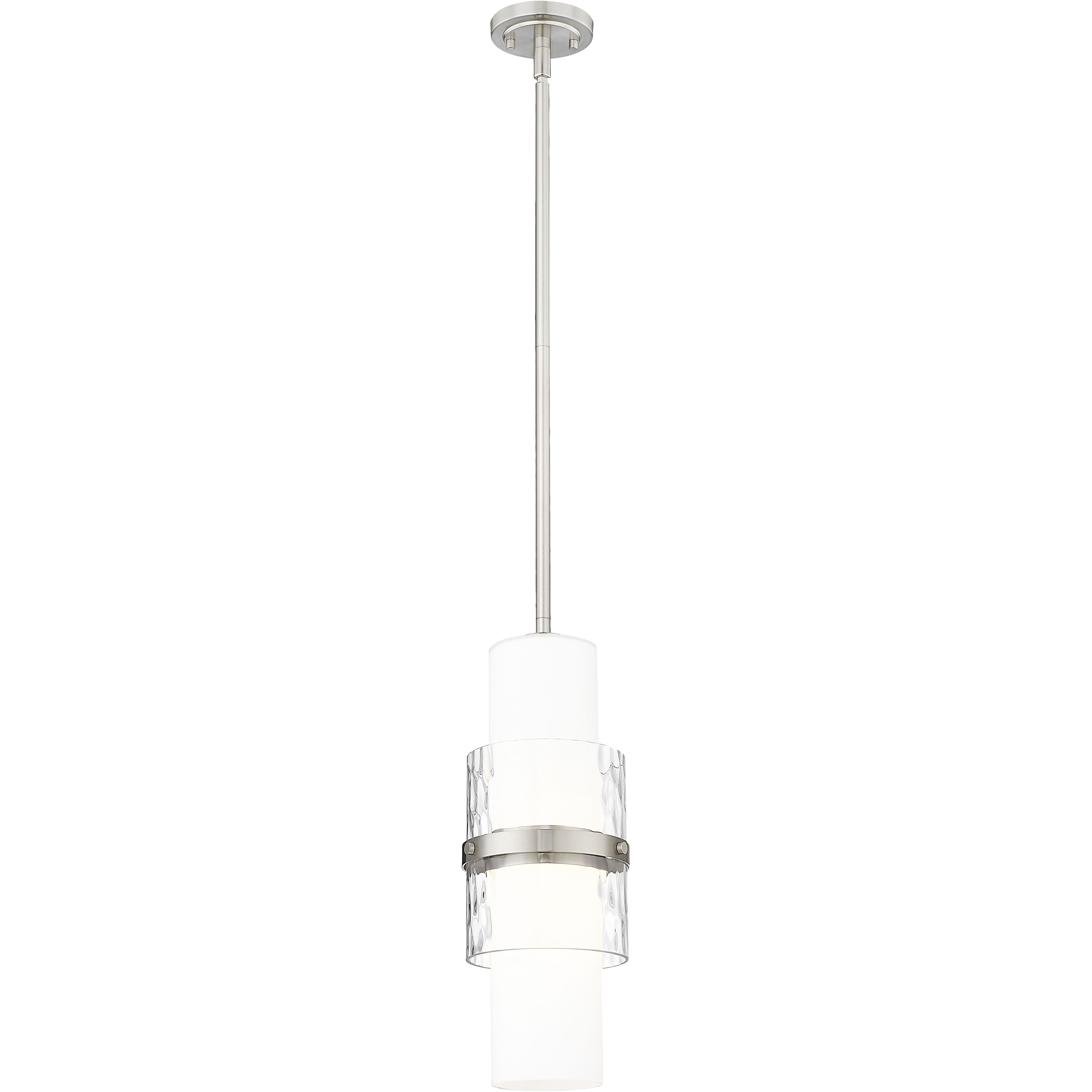 Cayden 1 Light 6.5 inch Brushed Nickel Pendant Ceiling Light