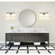 Astor 2 Light 16 inch Brushed Nickel Vanity Wall Light