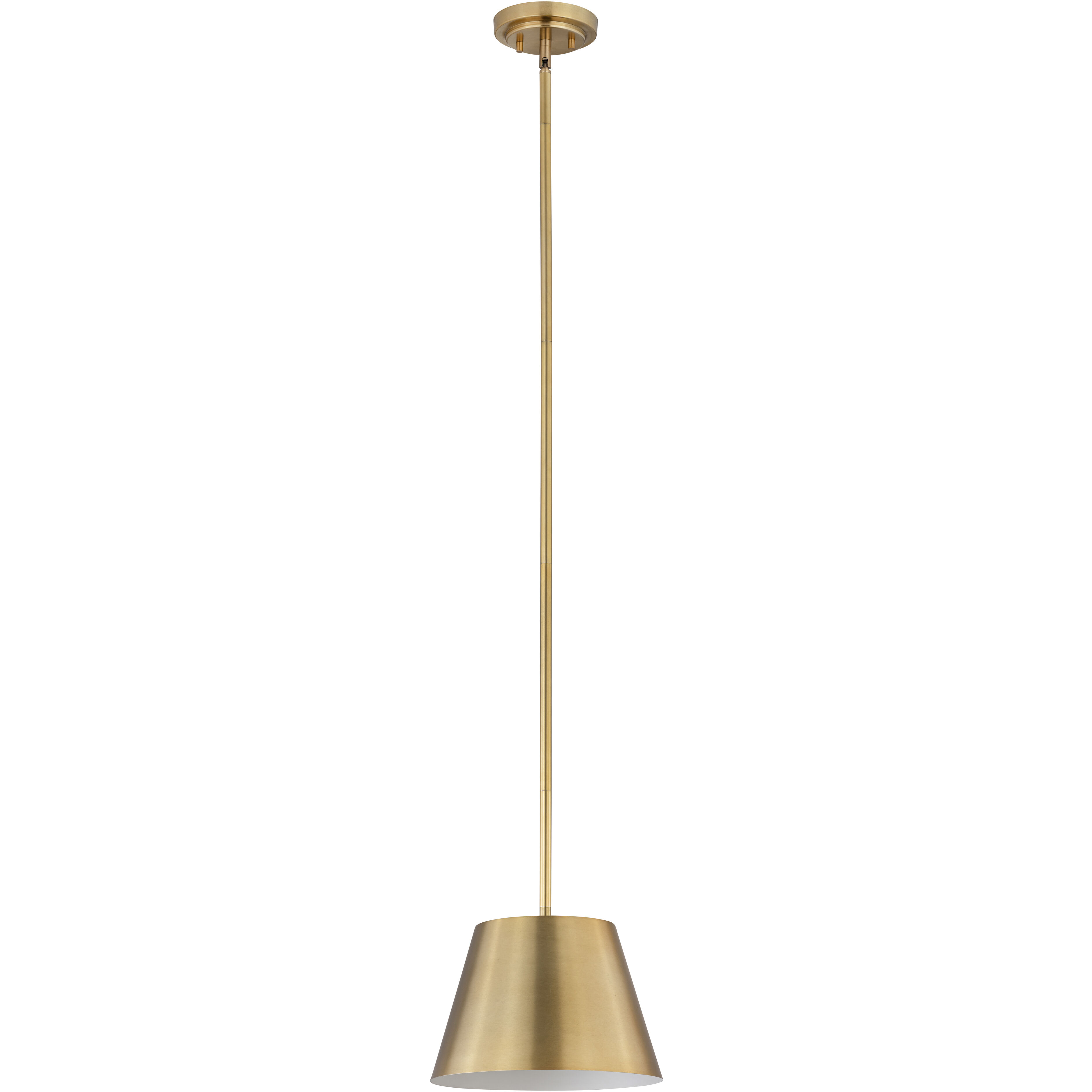 Lilly 1 Light 12 inch Rubbed Brass Pendant Ceiling Light