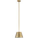 Lilly 1 Light 12 inch Rubbed Brass Pendant Ceiling Light