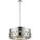 Oberon 6 Light 24.5 inch Chrome Chandelier Ceiling Light