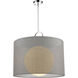 Arosia 1 Light 24 inch Chrome Pendant Ceiling Light