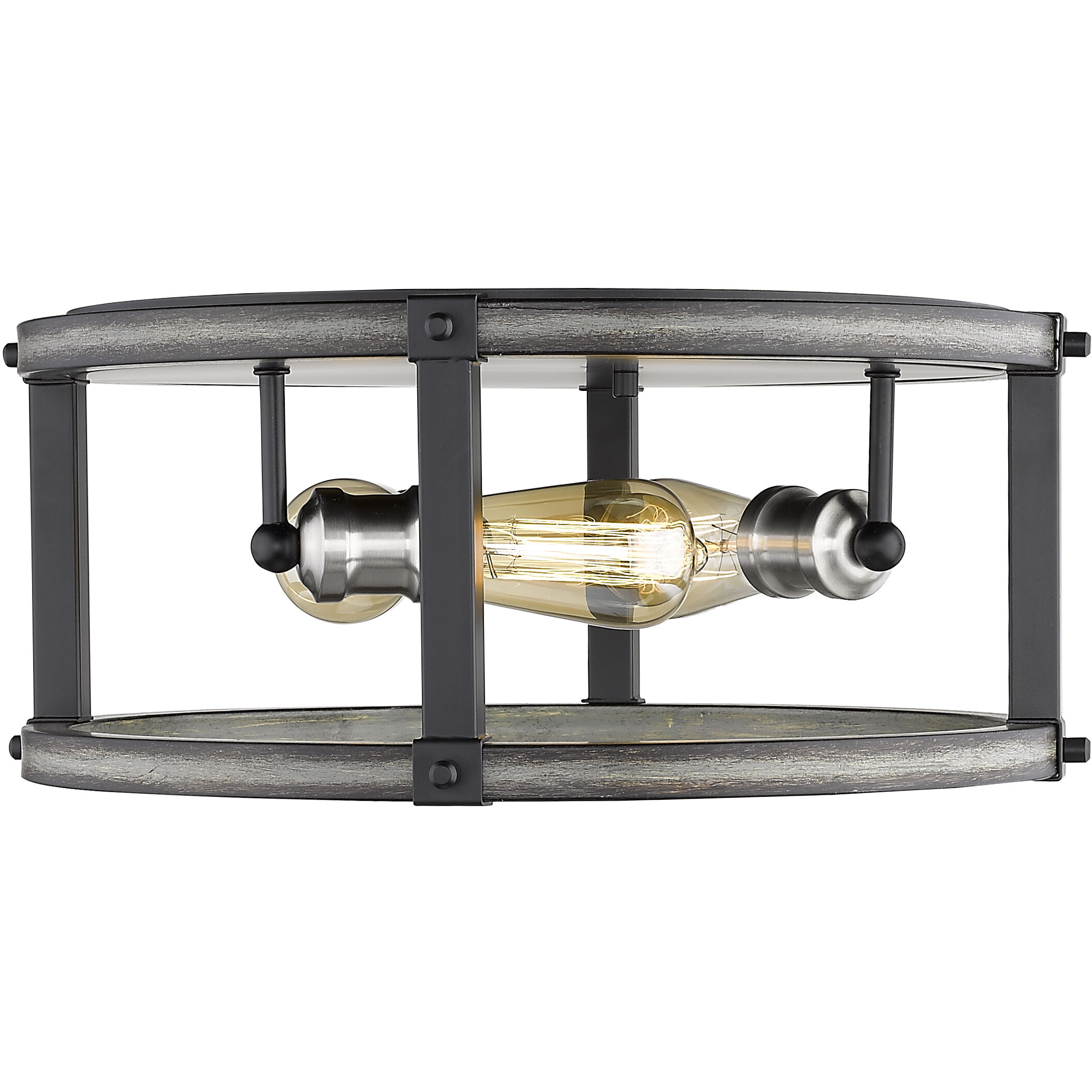 Kirkland 3 Light 16.25 inch Flush Mount