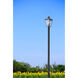 Talbot 3 Light 114 inch Black Outdoor Post Mounted Fixture
