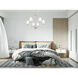 Katerina 6 Light 32 inch Brushed Nickel Chandelier Ceiling Light