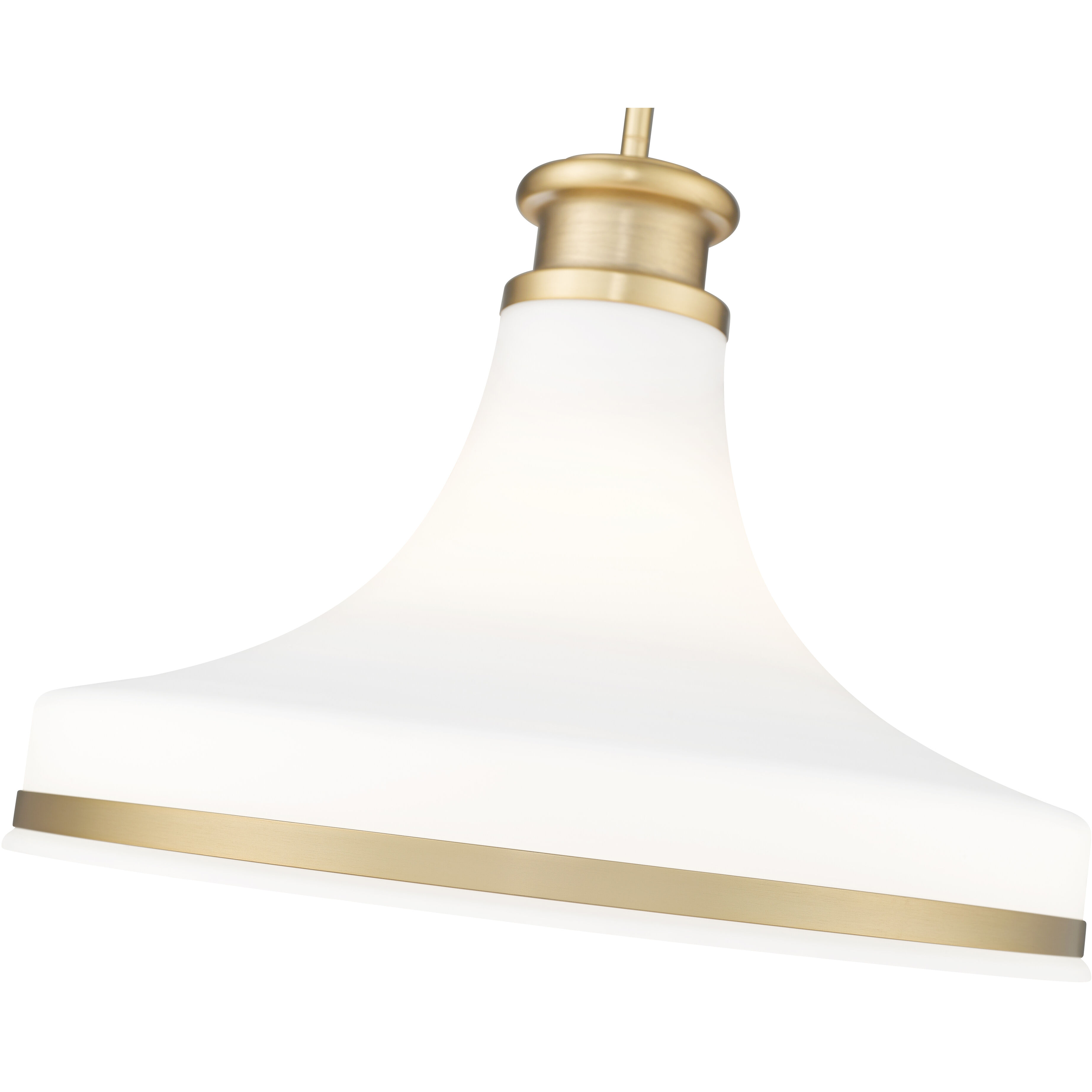 Reznor 1 Light 18 inch Modern Gold Pendant Ceiling Light