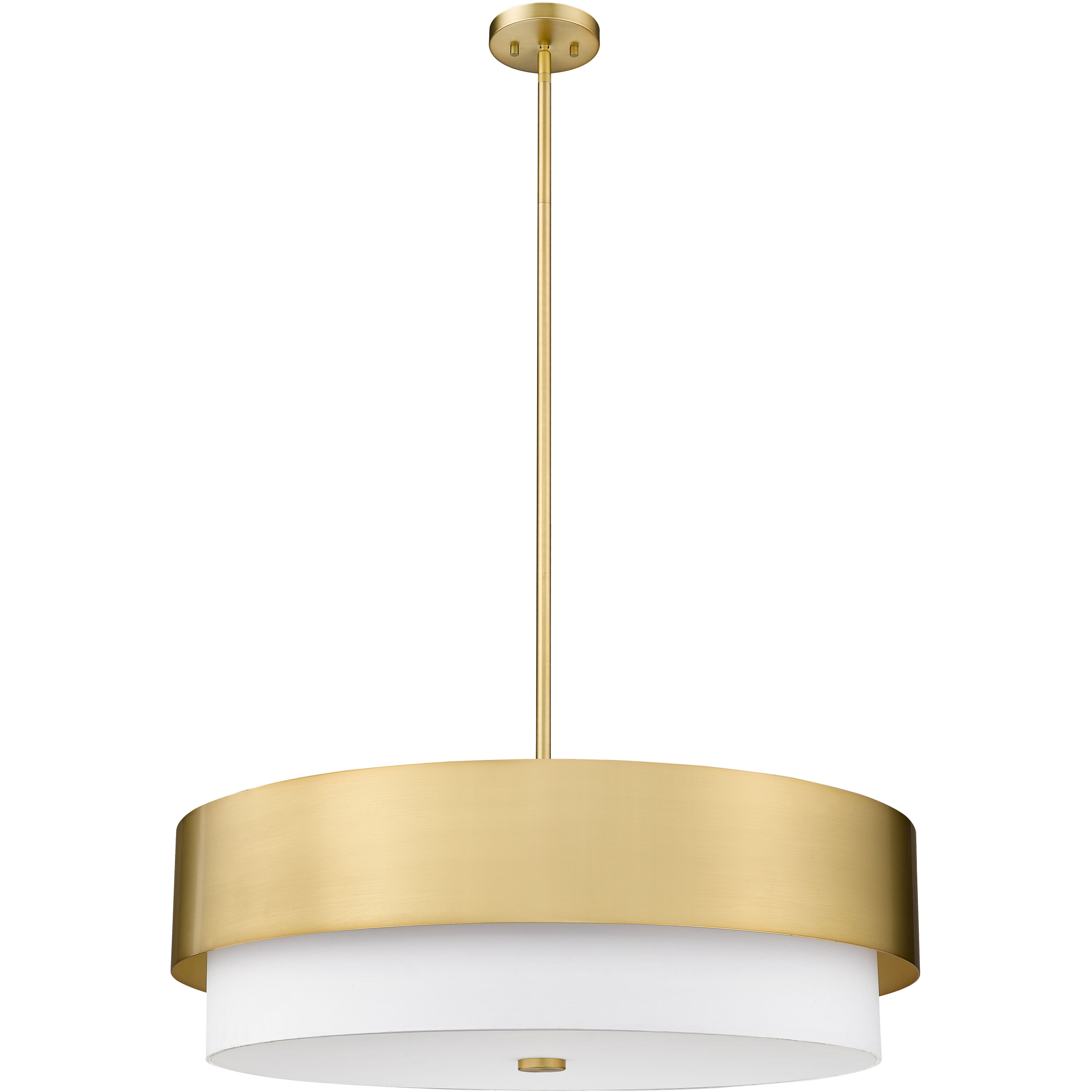 Counterpoint 6 Light 31.5 inch Modern Gold Chandelier Ceiling Light