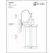 Roundhouse 1 Light 19.5 inch Black Outdoor Wall Light