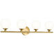 Neoma 4 Light 30.00 inch Bathroom Vanity Light