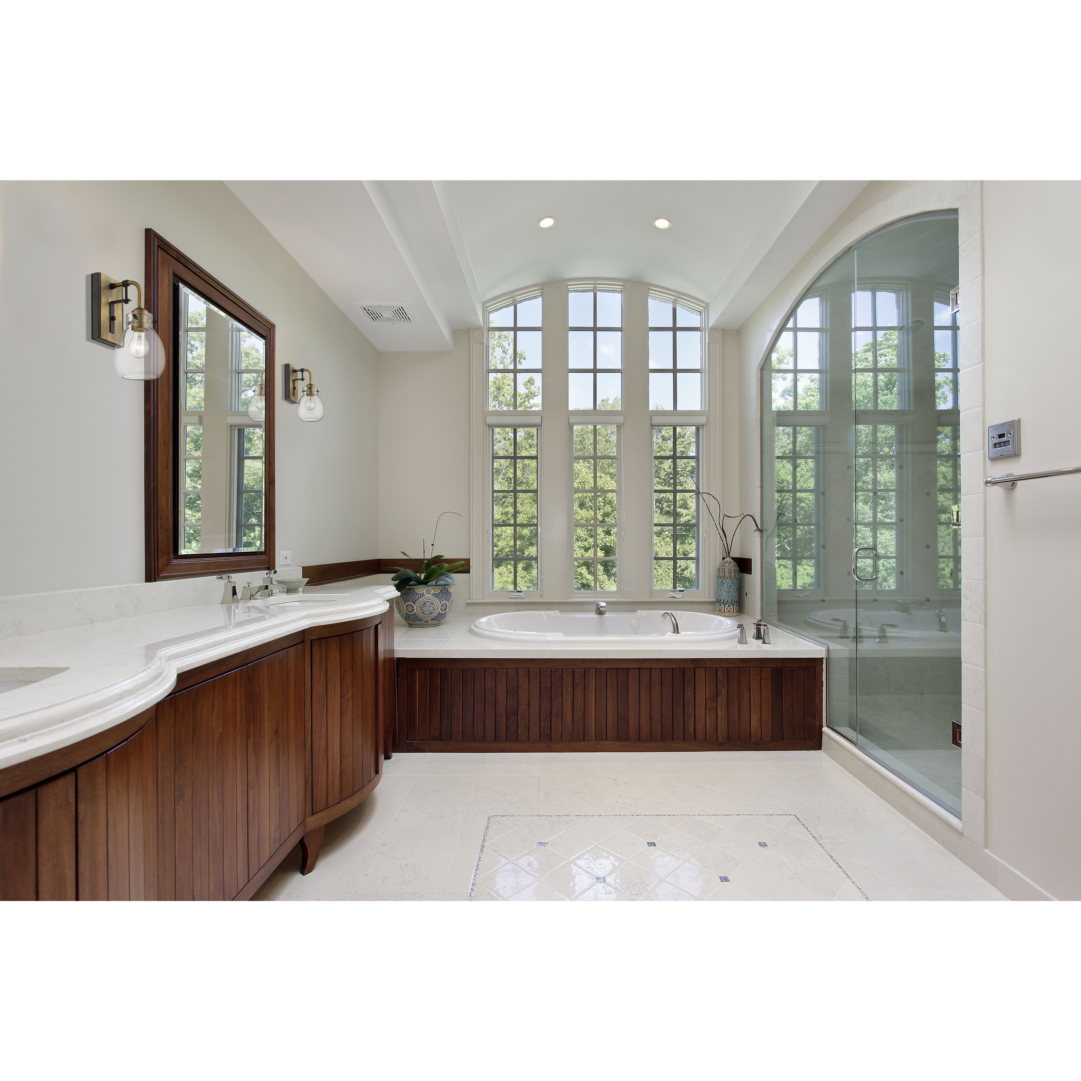 Kraken 1 Light 5.25 inch Matte Black and Olde Brass Wall Sconce Wall Light