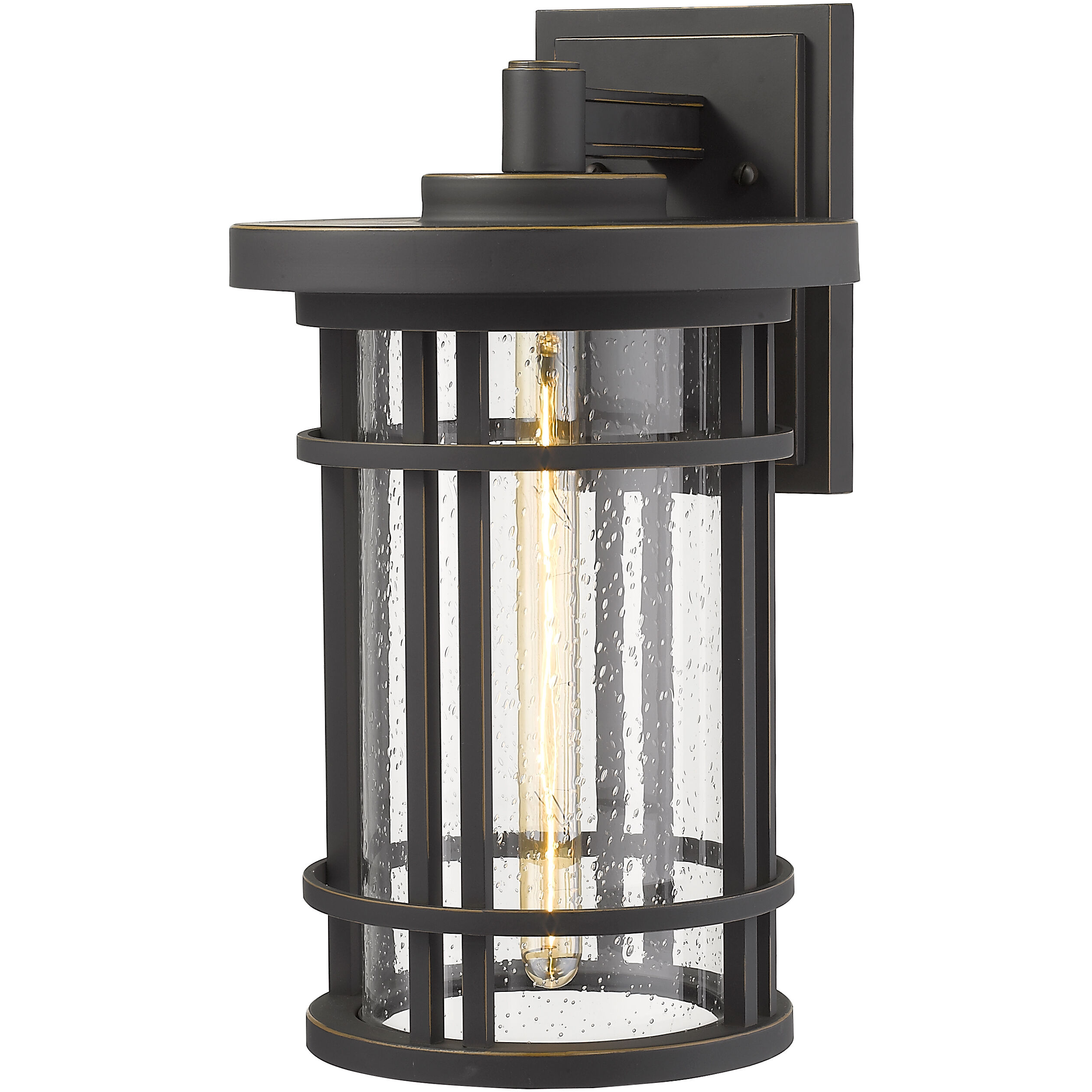 Jordan 1 Light 16.75 inch Oil Rubbed Bronze Outdoor Wall Light