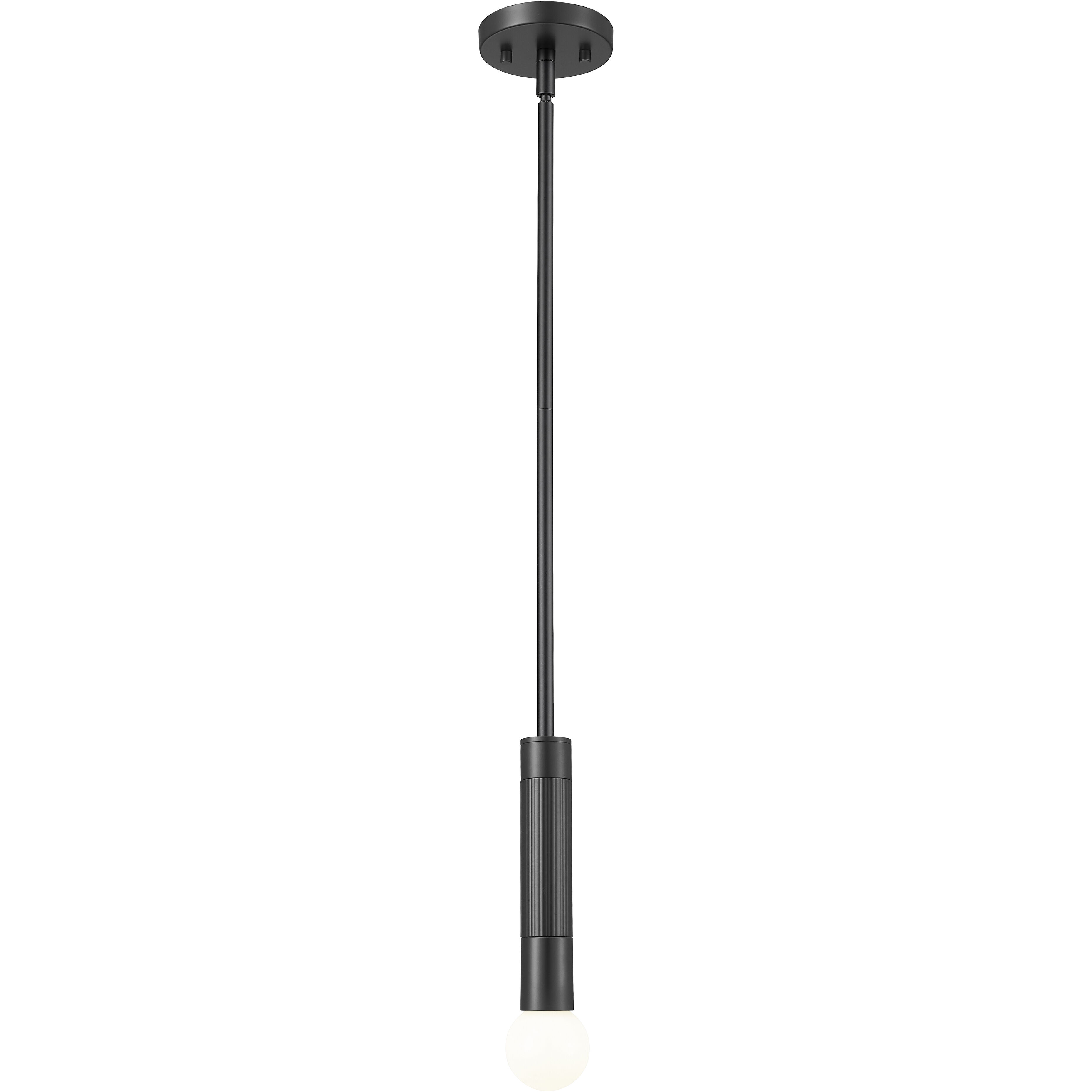 Stari 1 Light 4.75 inch Matte Black Pendant Ceiling Light