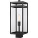Nuri 1 Light 21 inch Black Outdoor Post Mount Fixture