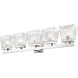 Astor 5 Light 36 inch Chrome Vanity Wall Light