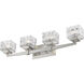 Rubicon 4 Light 29.5 inch Brushed Nickel Vanity Wall Light in G9