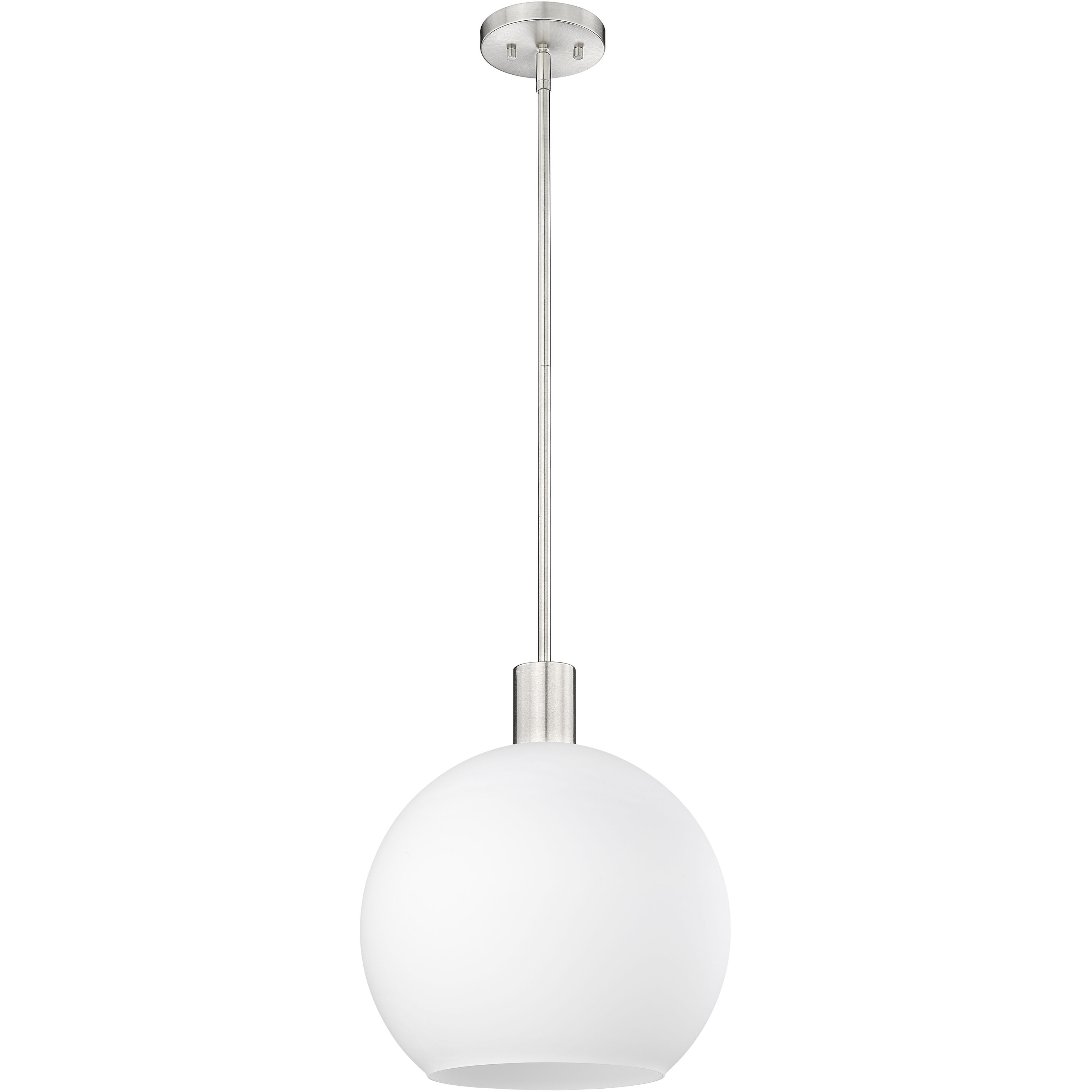 Margo 1 Light 13.75 inch Brushed Nickel Pendant Ceiling Light