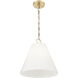 Alaric 1 Light 14 inch Modern Gold Pendant Ceiling Light