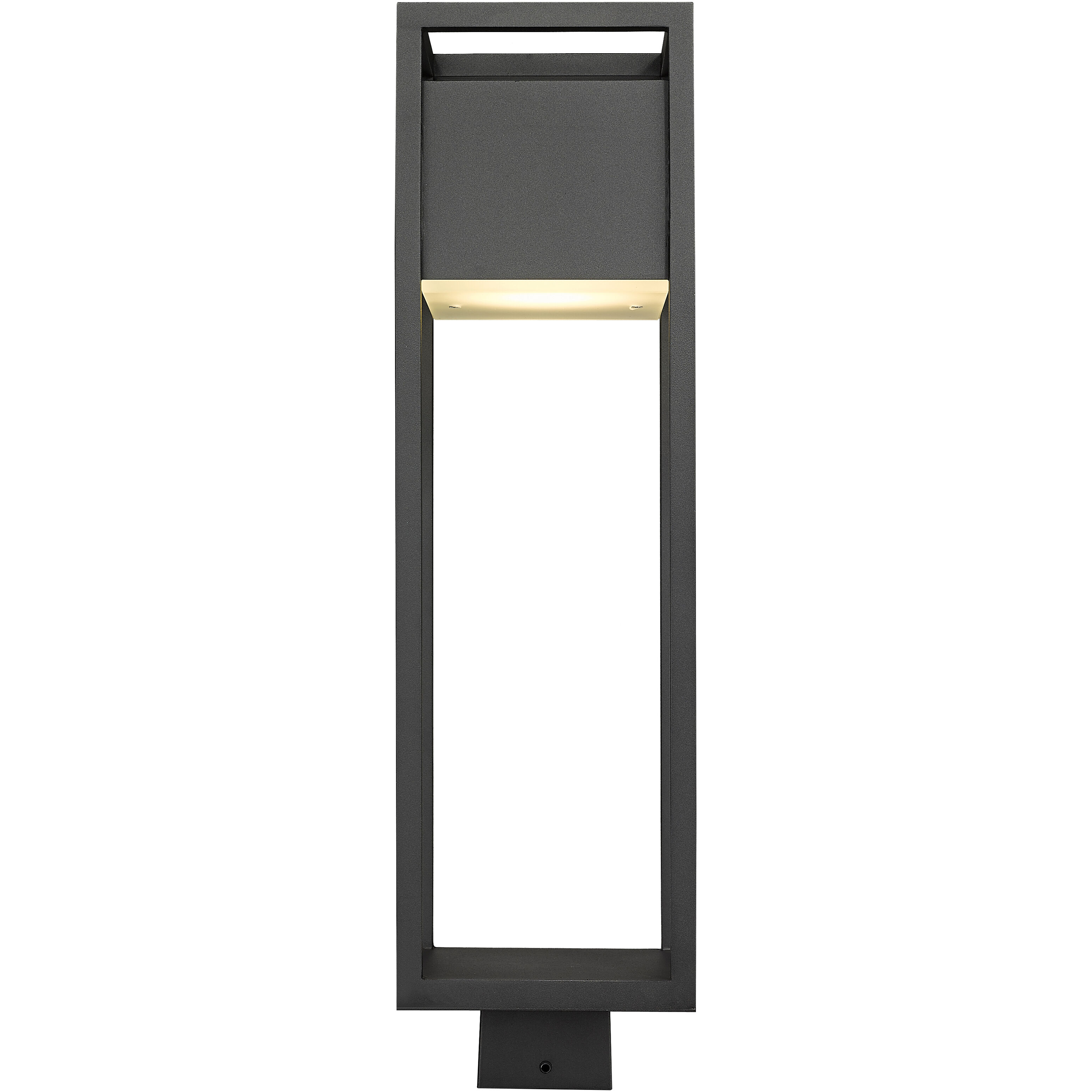 Barwick LED 25.75 inch Black Outdoor Post Mount Fixture