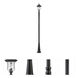 Armstrong 2 Light 114.25 inch Black Outdoor Post Mounted Fixture