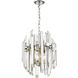 Bova 4 Light 16.75 inch Polished Nickel Chandelier Ceiling Light