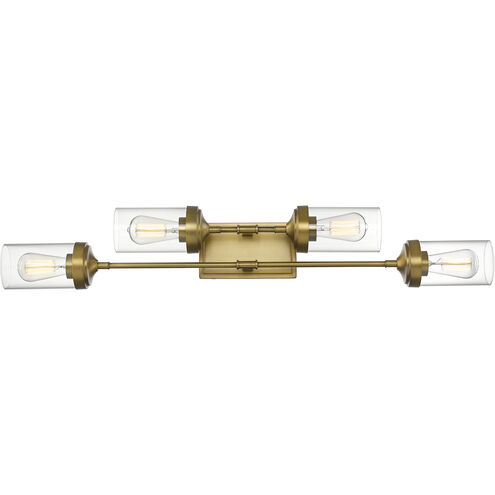 Calliope 38 X 5.25 X 6.25 inch Foundry Brass Vanity