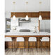 Newbury 1 Light 8 inch Modern Gold Pendant Ceiling Light