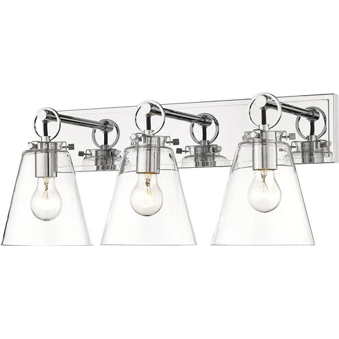 Harper 3 Light 23.00 inch Bathroom Vanity Light