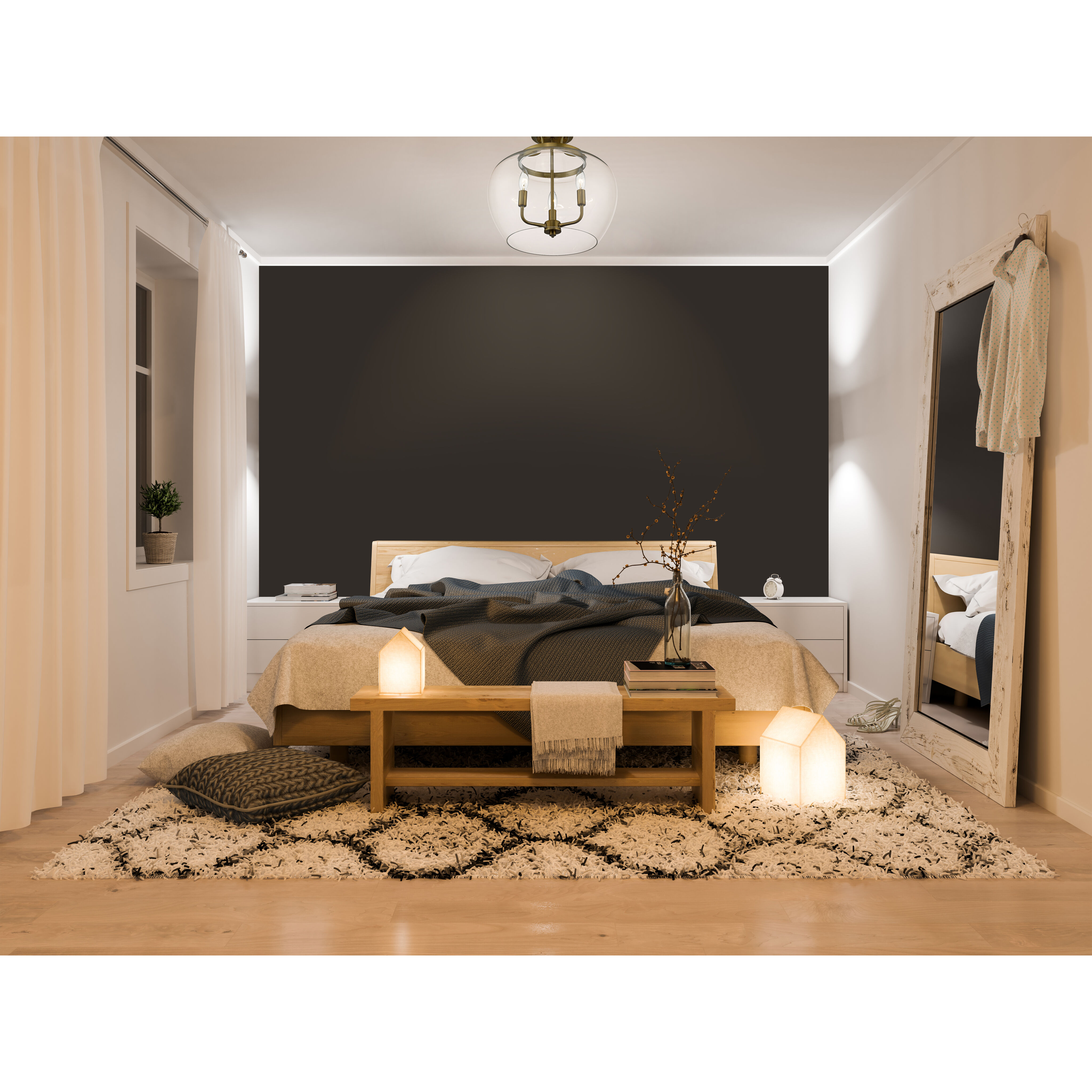 Joliet 3 Light 15.75 inch Olde Brass Semi Flush Mount Ceiling Light