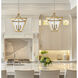 Montalcino 3 Light 16 inch Rubbed Brass Chandelier Ceiling Light