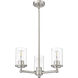 Thayer 3 Light 19 inch Brushed Nickel Chandelier Ceiling Light