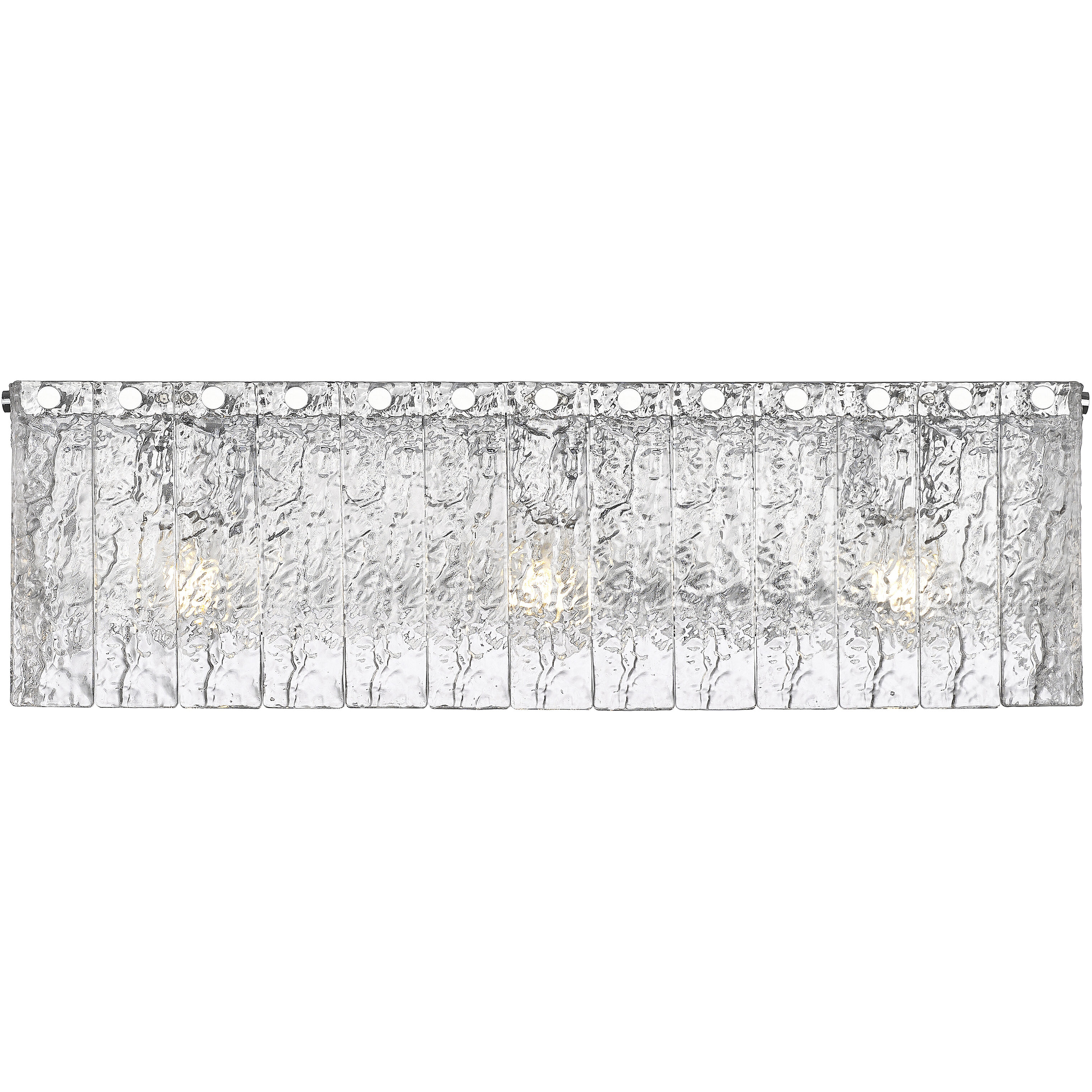 Glacier 3 Light 24 inch Chrome Vanity Wall Light