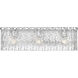 Glacier 3 Light 24 inch Chrome Vanity Wall Light