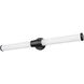 Warwick LED 32.5 inch Matte Black Bathroom Vanity Wall Light
