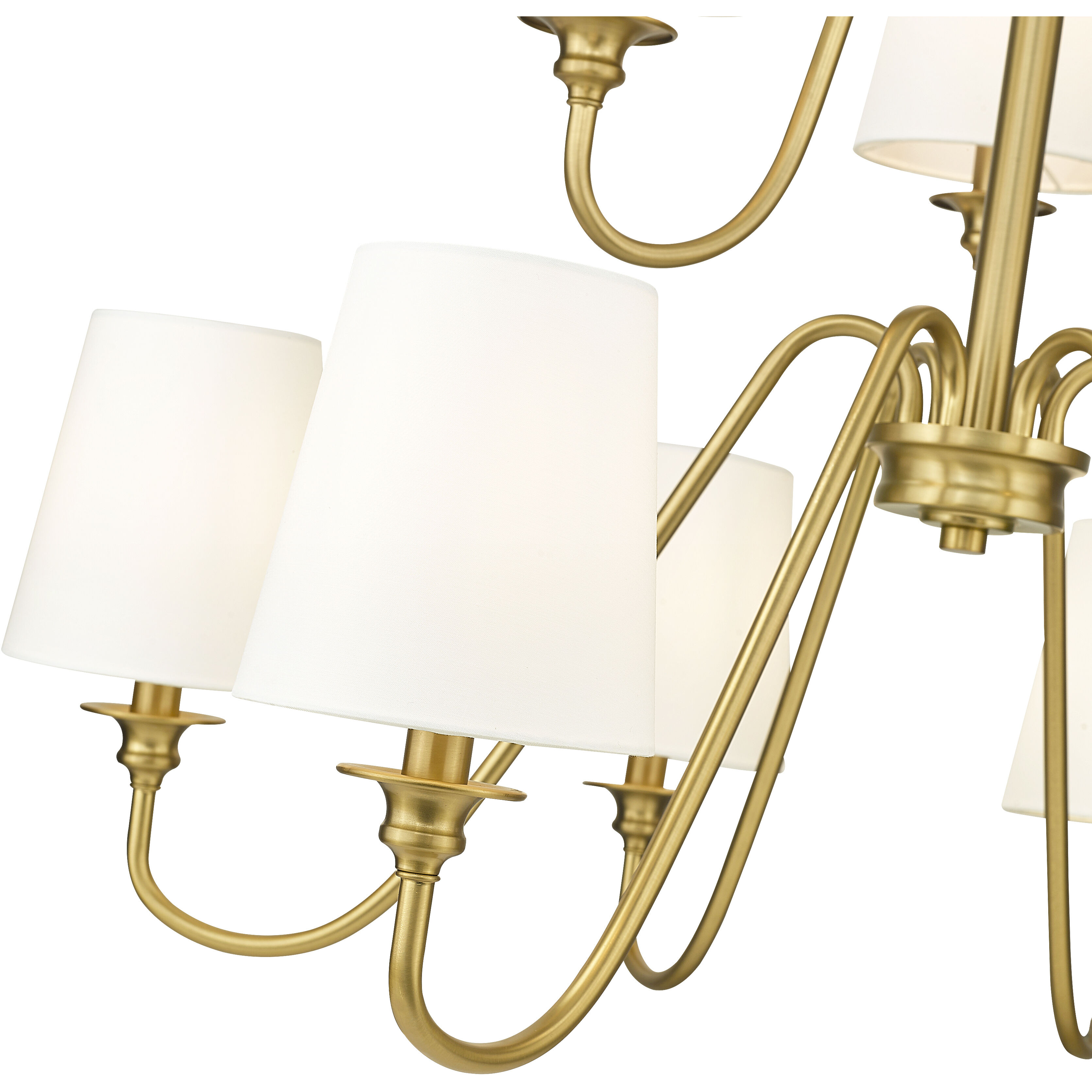 Gianna 9 Light 32 inch Modern Gold Chandelier Ceiling Light