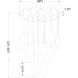 Arden 27 Light 36 inch Brushed Nickel Chandelier Ceiling Light