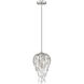 Gabriella 3 Light 9 inch Brushed Nickel Pendant Ceiling Light