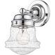 Vaughn 1 Light 6 inch Chrome Wall Sconce Wall Light