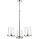 Callista 3 Light 28 inch Polished Nickel Chandelier Ceiling Light