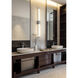 Warwick LED 40.25 inch Brushed Nickel Bathroom Vanity Wall Light