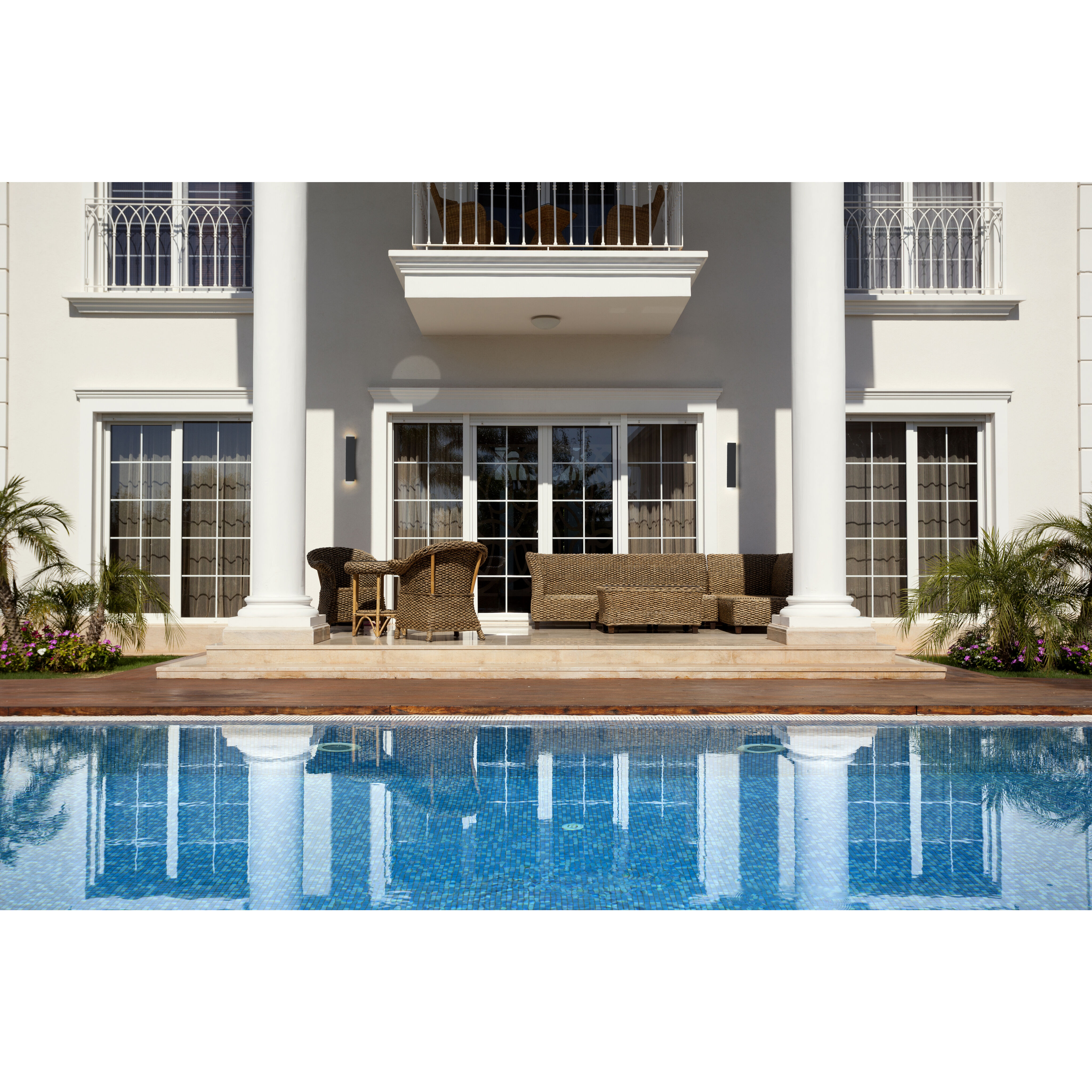 Landrum LED 24 inch Black Outdoor Wall Light