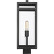 Nuri 1 Light 21 inch Black Outdoor Post Mount Fixture