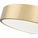 Coronado LED 20 inch Modern Gold Flush Mount Ceiling Light
