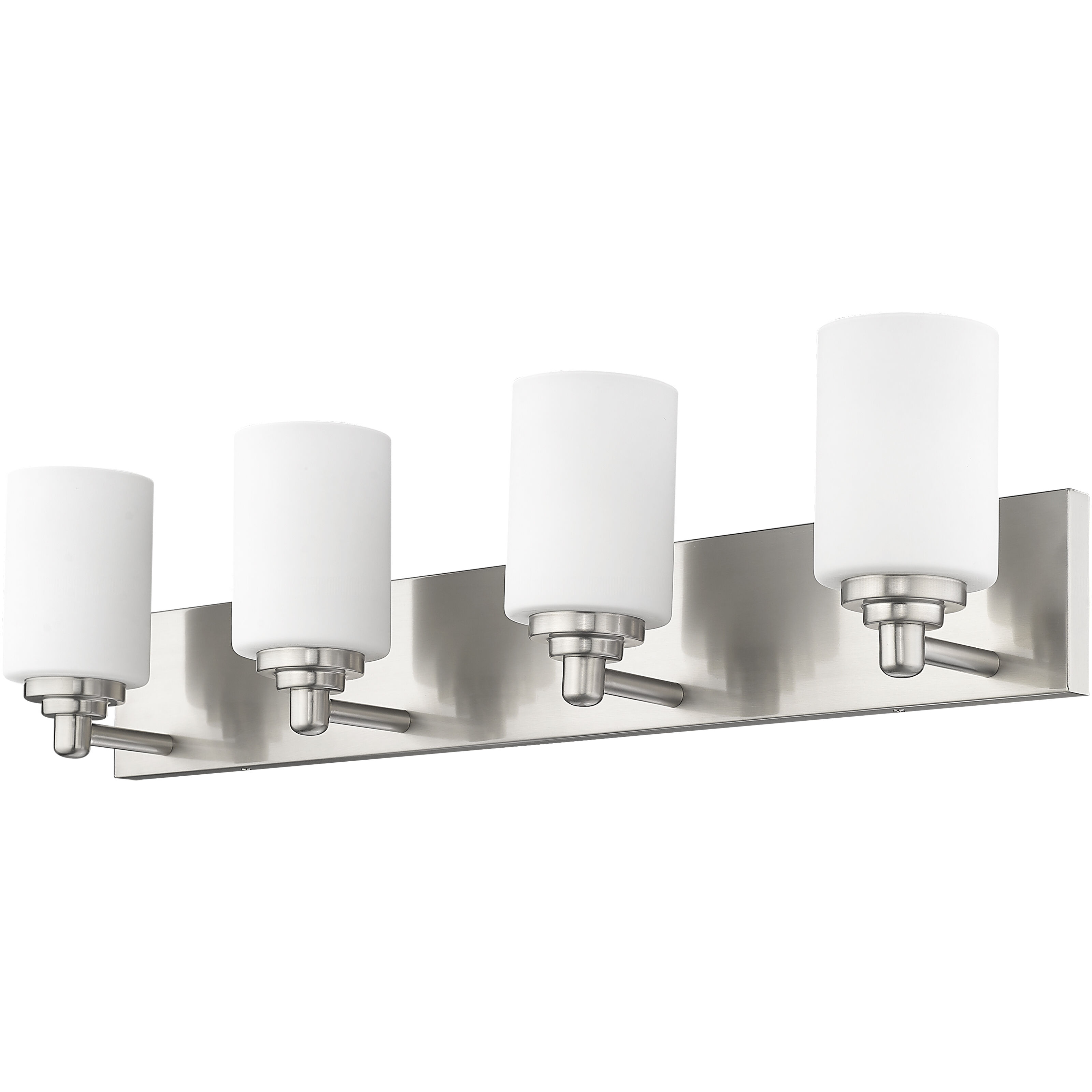 Soledad 4 Light 31.5 inch Brushed Nickel Vanity Wall Light