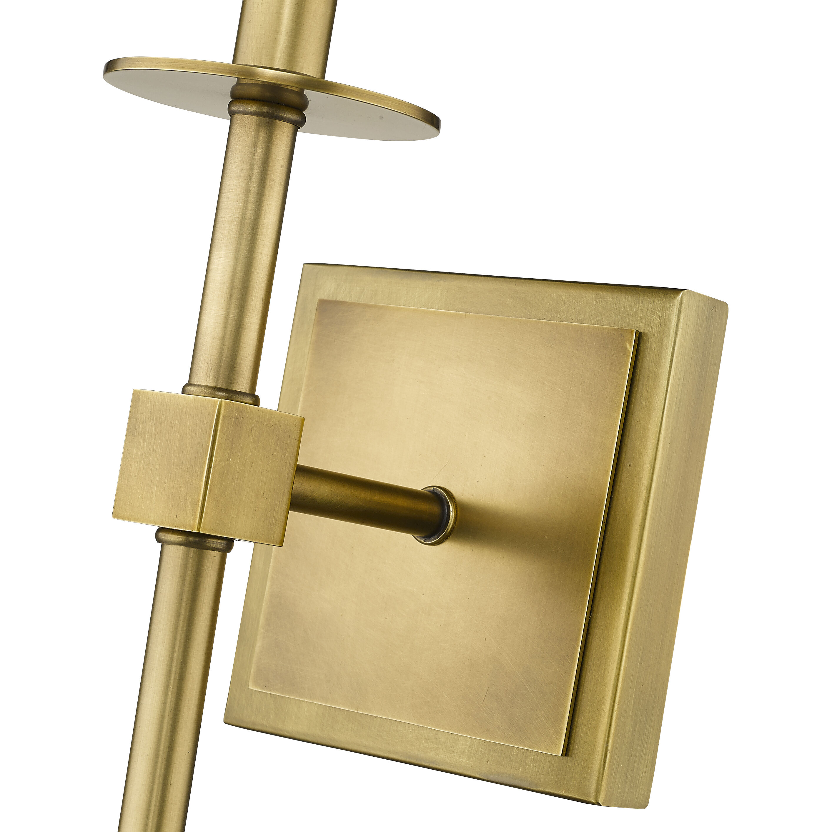 Camila 1 Light 5.5 inch Rubbed Brass Wall Sconce Wall Light